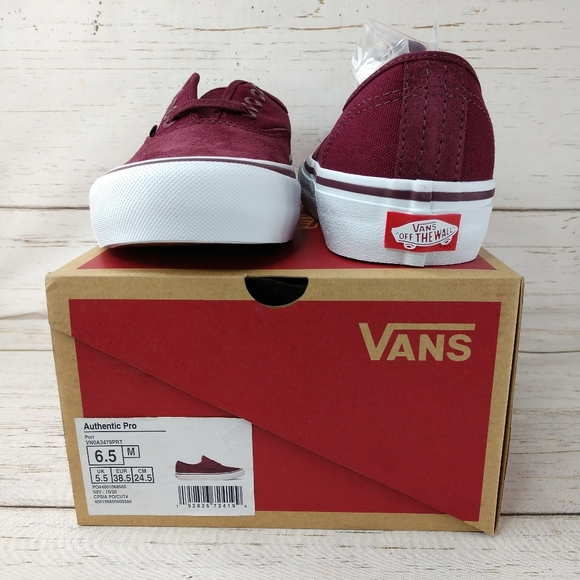 Vans Authentic Pro Skateboard Streetwear Shoes - Picture 9 of 9